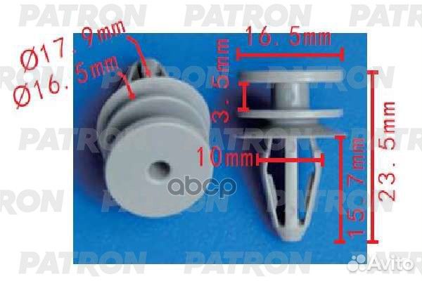 Клипса пластмассовая GM применяемость: фиксатор