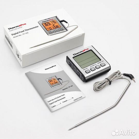 Термощуп с таймером, подсветкой