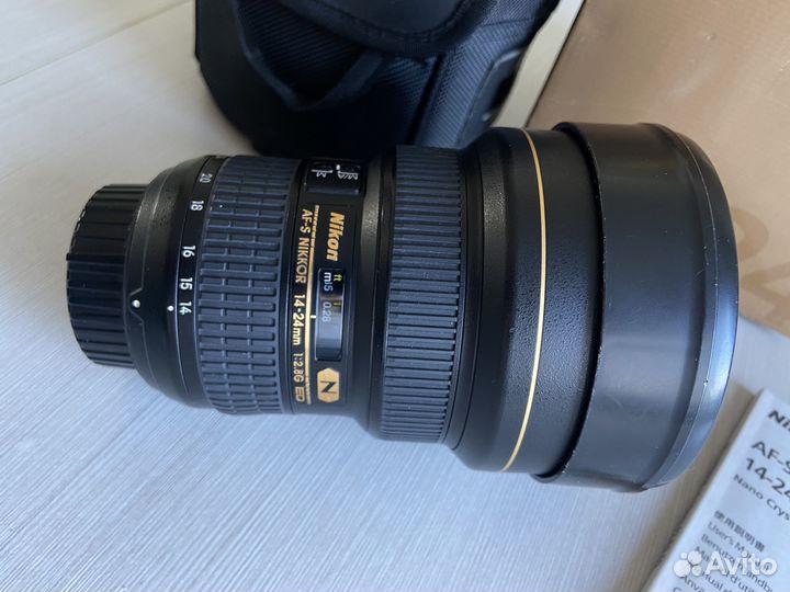 Объектив AF-S nikkor 14-24mm f/2.8G ED