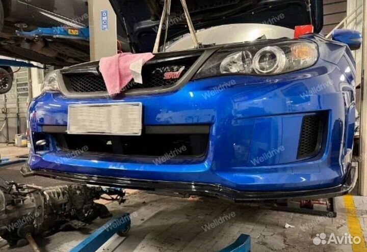 Нижняя губа subaru impreza wrx sti