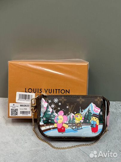 Louis Vuitton клатч на цепочке Mini Pochette Acces