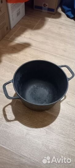 Казан для костра чугунный