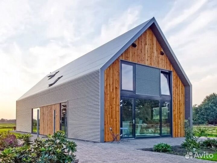 Строительство каркасных домов барнхаус