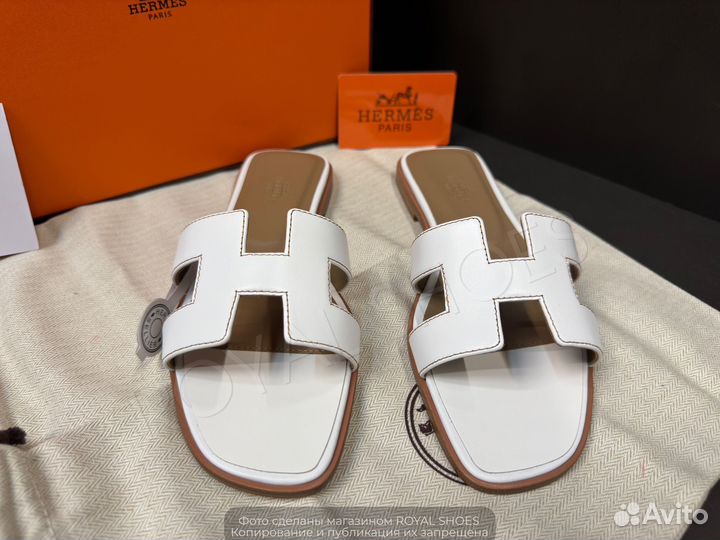 Шлепанцы женские Hermes Oran Slide