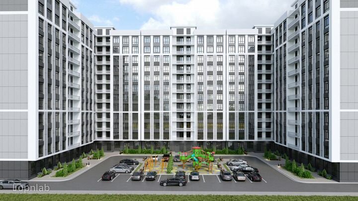 2-к. квартира, 74,6 м², 9/12 эт.