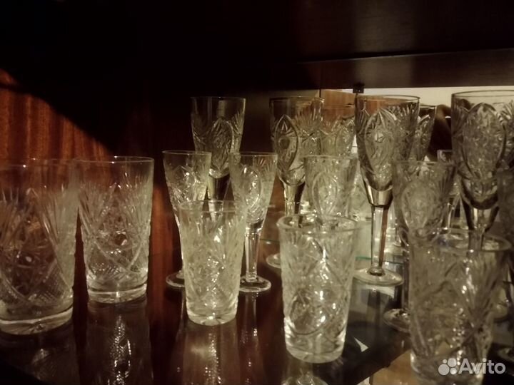 Хрусталь СССР: фужеры, вазы, конфетницы, стаканы
