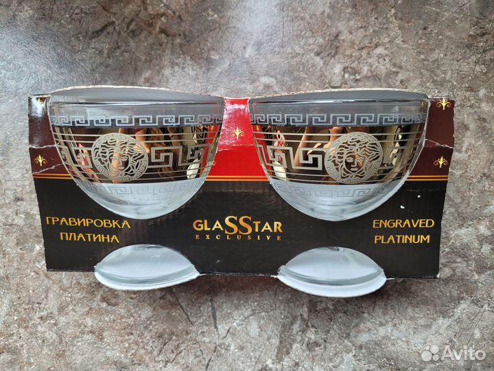 Бокалы креманки Гусь хрустальный