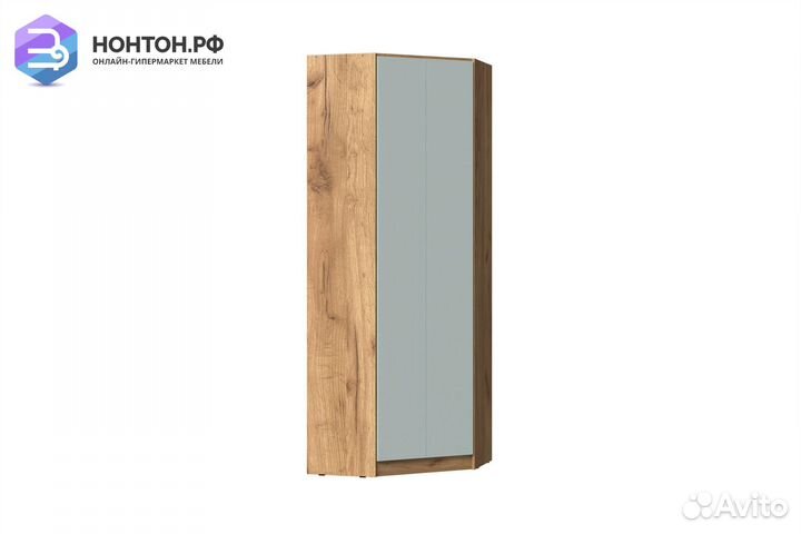 Шкаф угловой Челси Color мята / дуб крафт