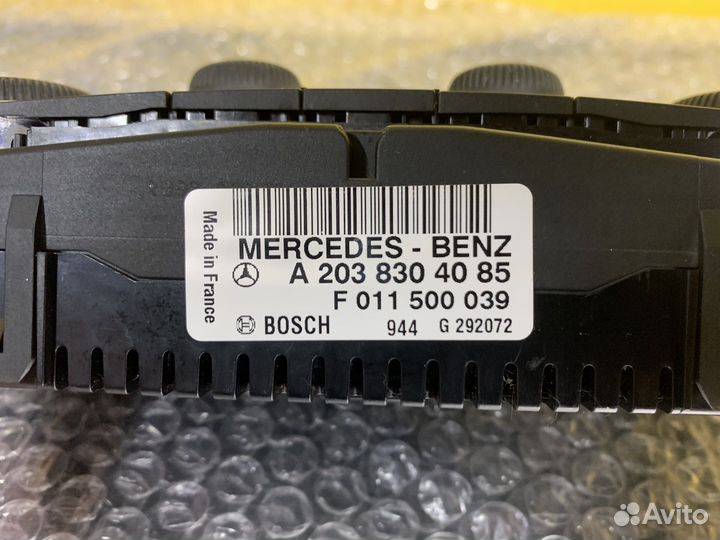 Блок управления климат контролем w203