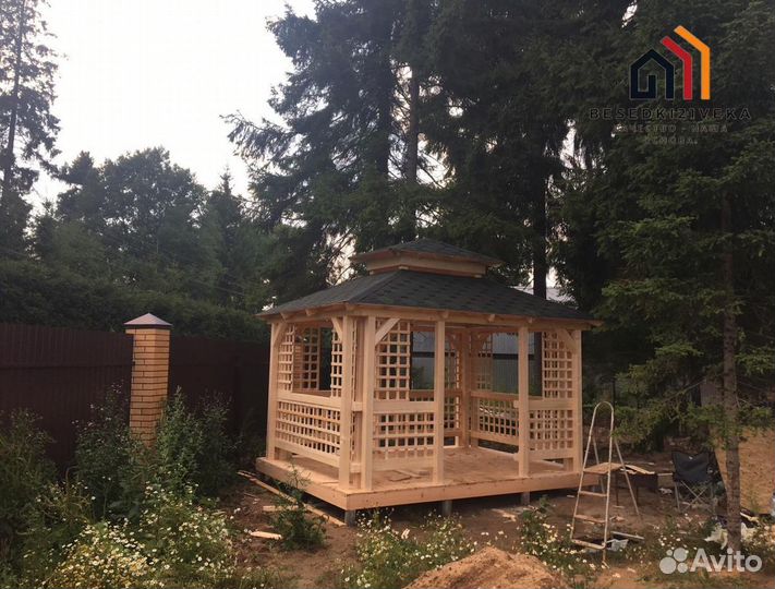 Беседка открытая 3х4