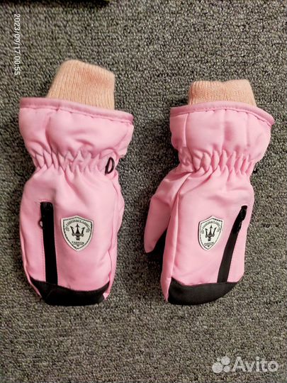 Краги варежки зимние на девочку