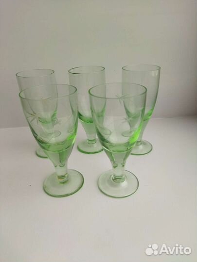 Стопки ссср. Цветное стекло