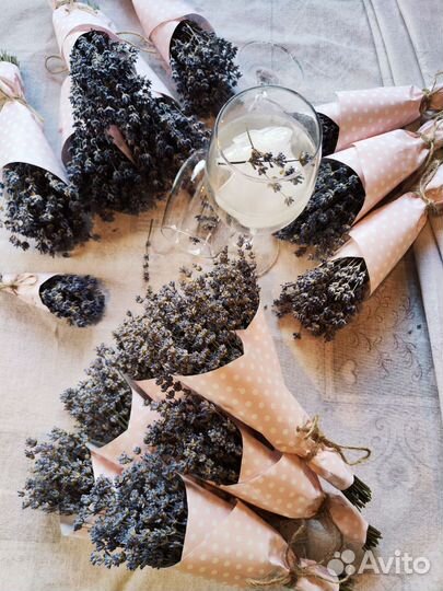 Лаванда в букетиках