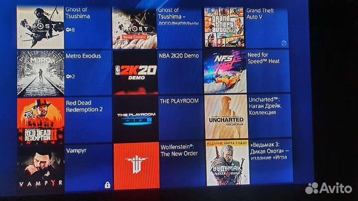 Sony ps4 1т + игры