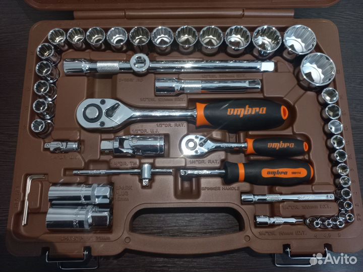 Набор инструмента универсальный 1/4, 1/2DR