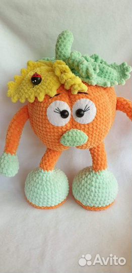 Вязаная игрушка Тыква