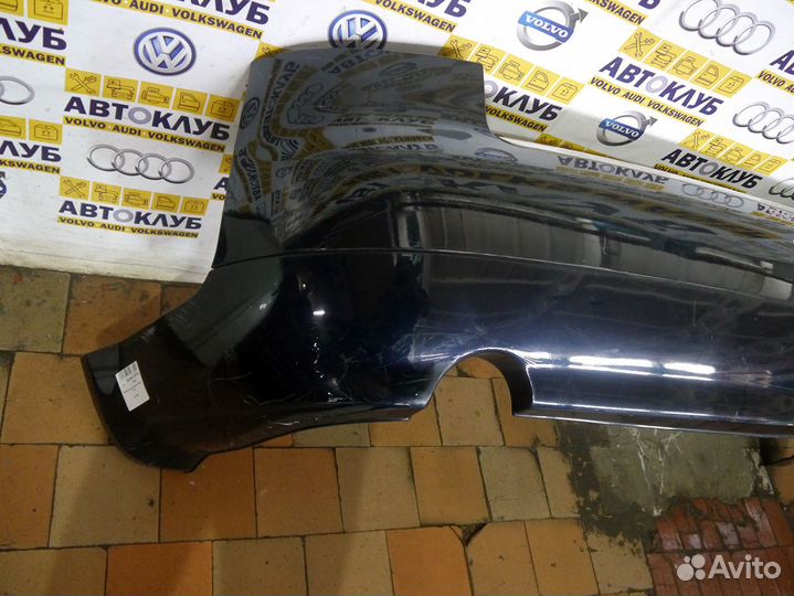 Бампер задний Ауди А4 A4 B6 Б6 Седан Синий перламу