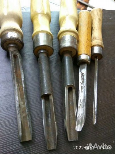 Штихели,стамески для резьбы.ссср.Нож-косяк