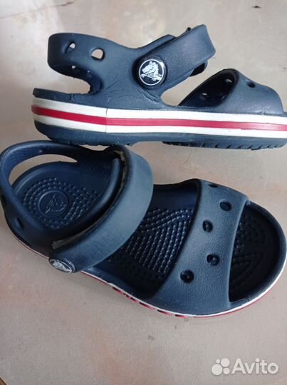 Сандалики crocs оригинал 21-22 размер синие