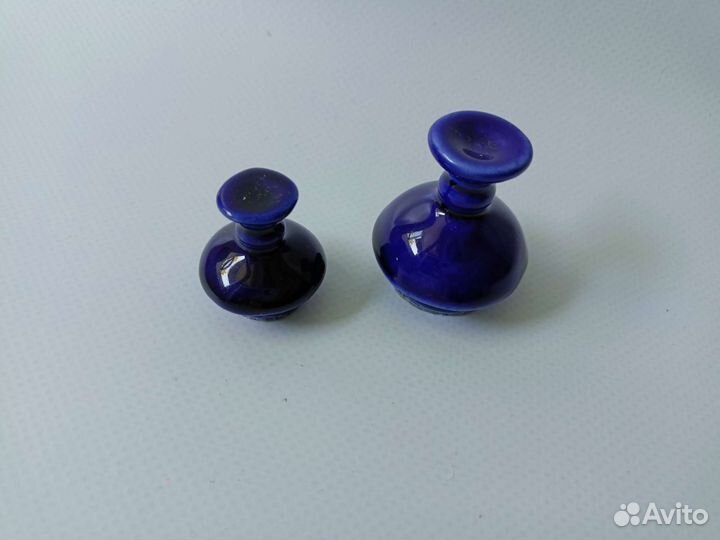 Графин штоф кобальт Бронницы СССР