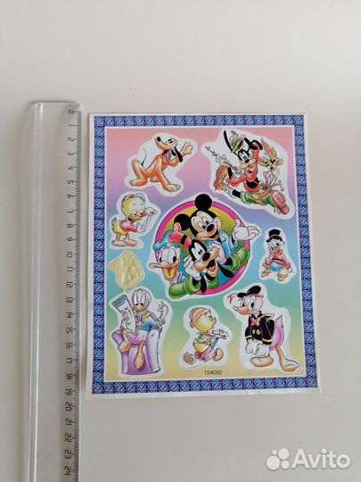 Наклейки листами из 90-х