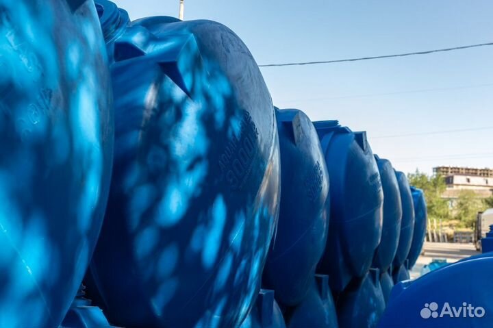 Емкость пластиковая 15 м3 для сыпучих продуктов (в