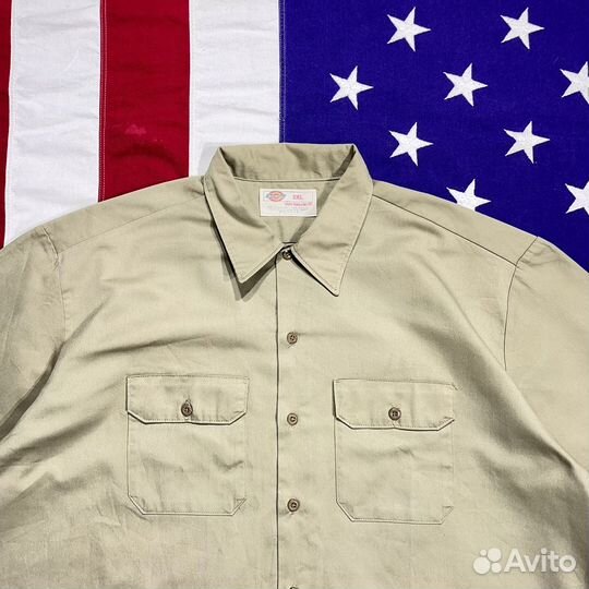 Рубашка Dickies Made in USA винтаж 90-х