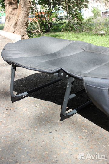 Раскладушка карповая для отдыха (до 120 кг)