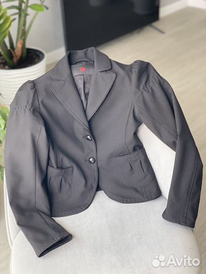 Пиджак для девочки блузка юбка