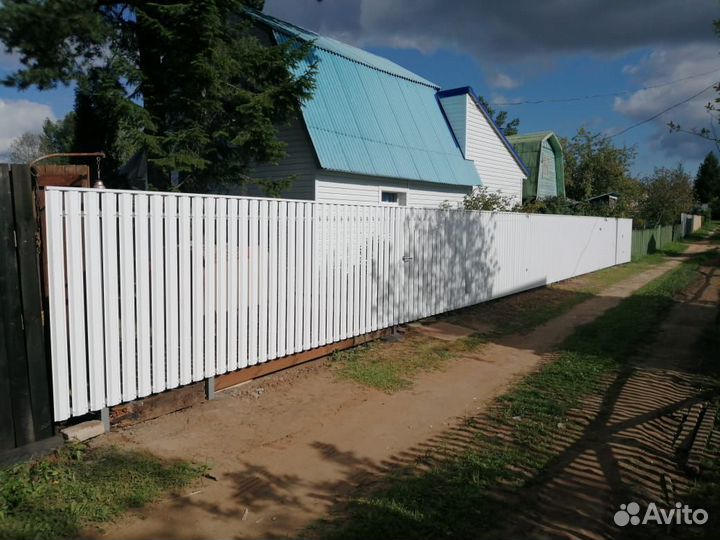 Монтаж заборов