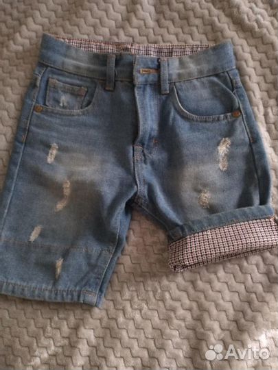 Джинсовые шорты для