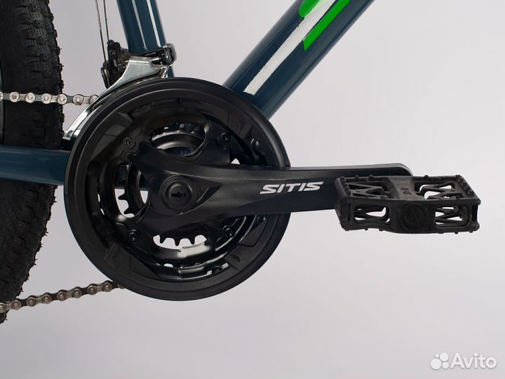 Велосипед sitis rade RD610 26 (2022) серо-зеленый