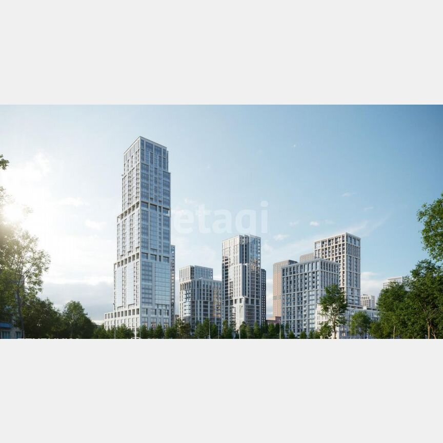 1-к. квартира, 48,1 м², 4/15 эт.