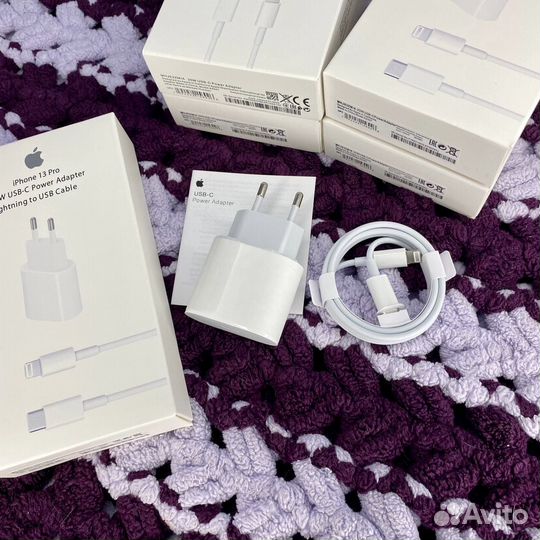 Блок питания+кабель 20w для iPhone