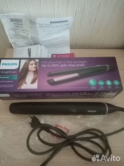 Выпрямитель для волос philips BHS675