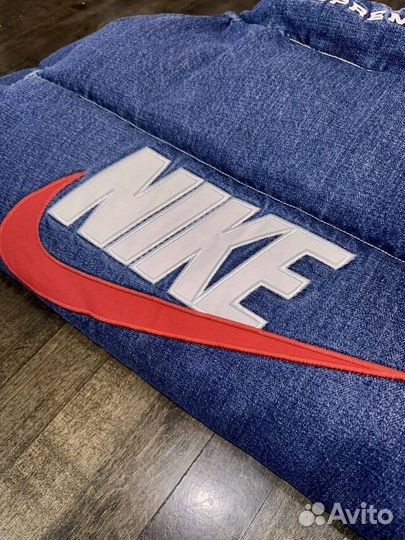 Жилетка Nike x Supreme синяя new