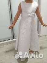 Платья для девочек, два одинаковых 122(6-7лет)