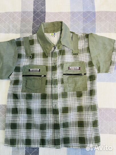 Рубашка на 3 года летняя