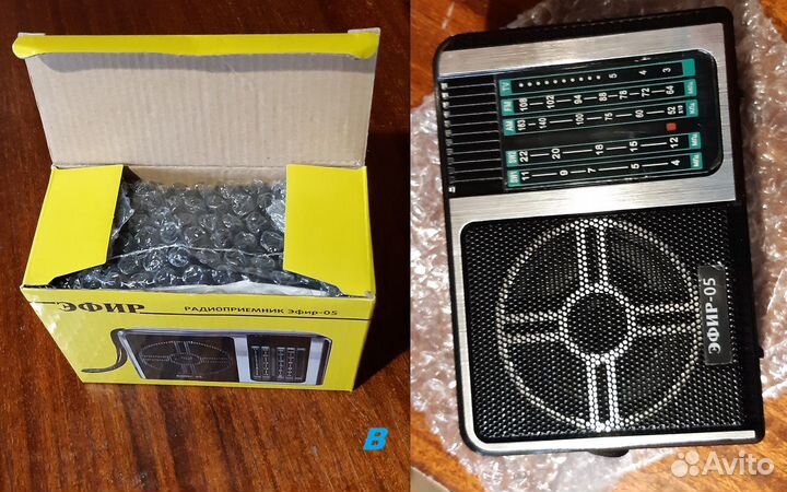 Радиоприёмник с подключением к сети + батарейки