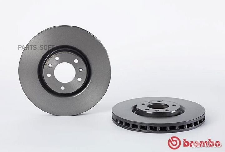 Brembo 09.7680.11 Диск торм. пер.вент.309x32 5 отв