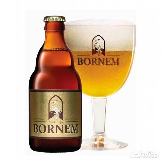 Бокал пивной bornem 0,33 (Бельгия)