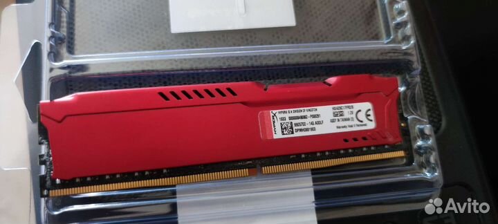 Модуль памяти Kingston HyperX Fury DDR4 dimm 8 гб