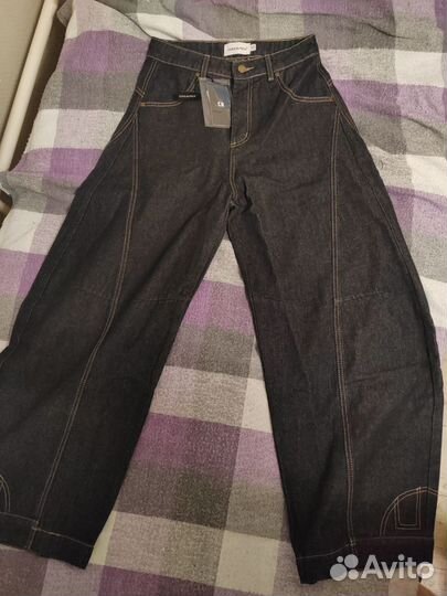 Джинсы мужские широкие