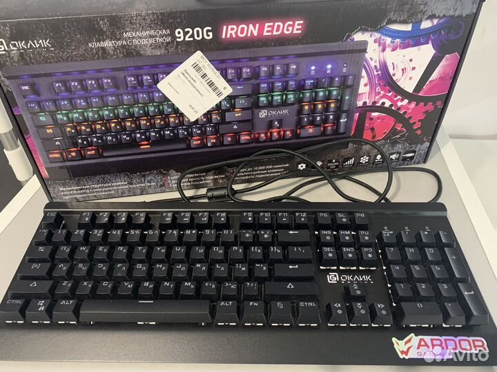 Игровая клавиатура oklick 920G Iron Edge Black