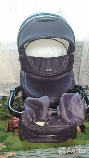 Коляска 3 в 1 adamex monte carbon