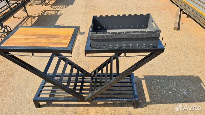 Мангал в стиле лофт