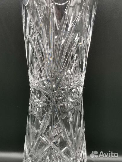 Ваза Хрусталь Дятьковский хрусталь СССР 29 см