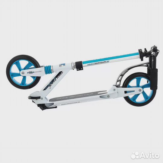 Самокат scooter tech team city бело голубой