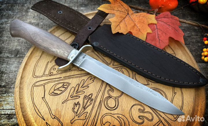 Туристический универсальный нож из кованой к340