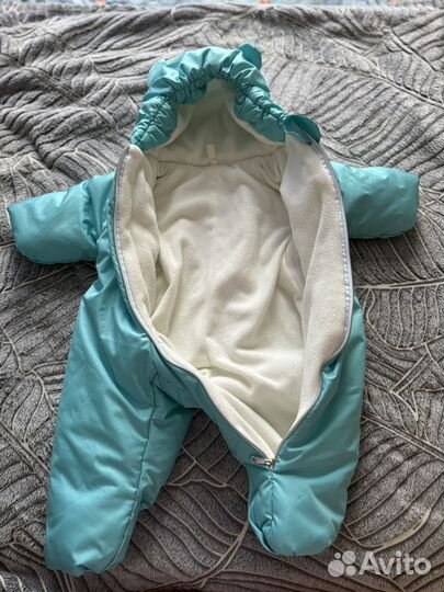 Конверт и комбинезон для новорожденного р-р 68